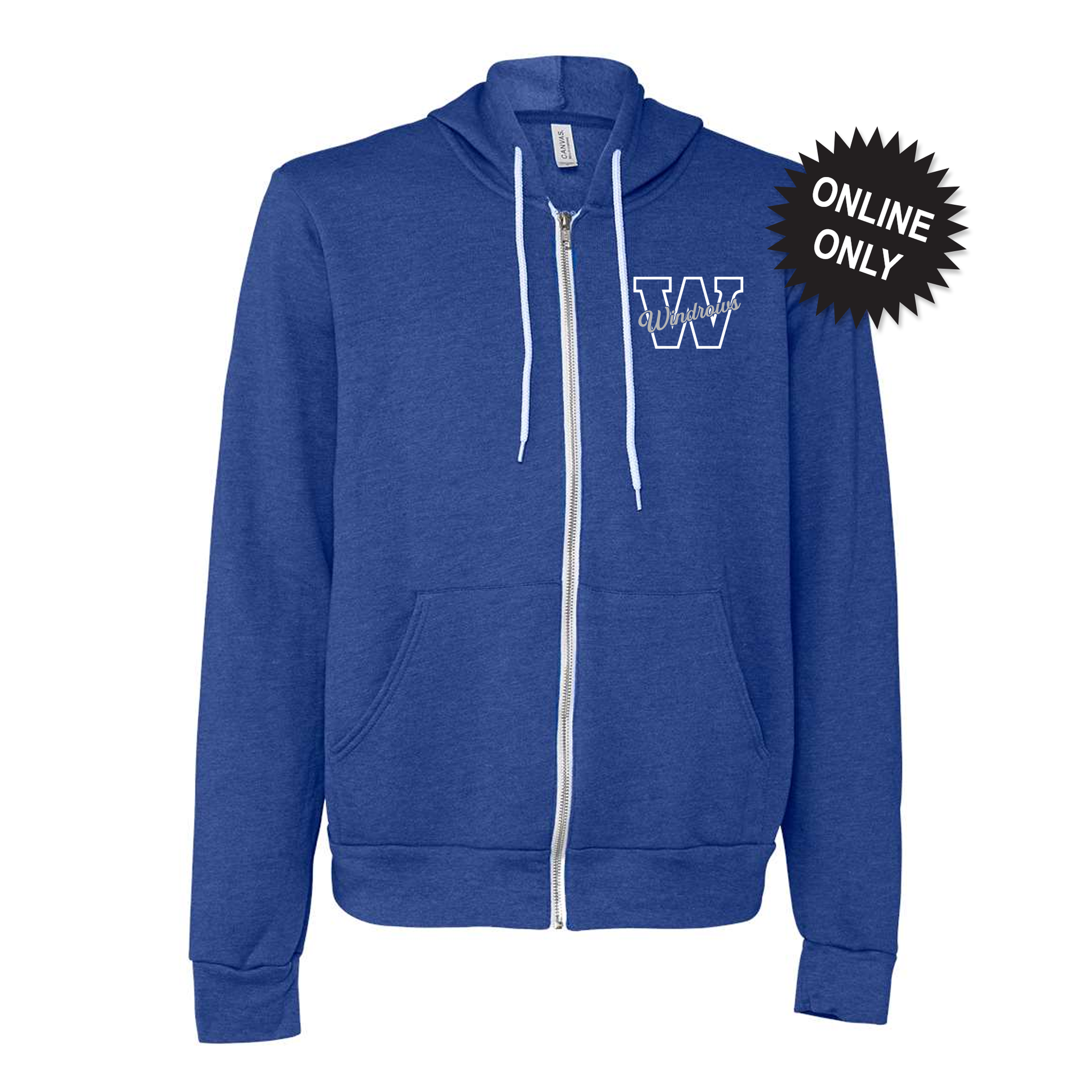 W Adult Zip Hoodie (3739)